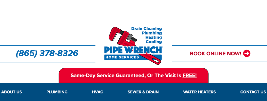 Pipe Wrench Plumbing, Heating & Cooling. Inc.